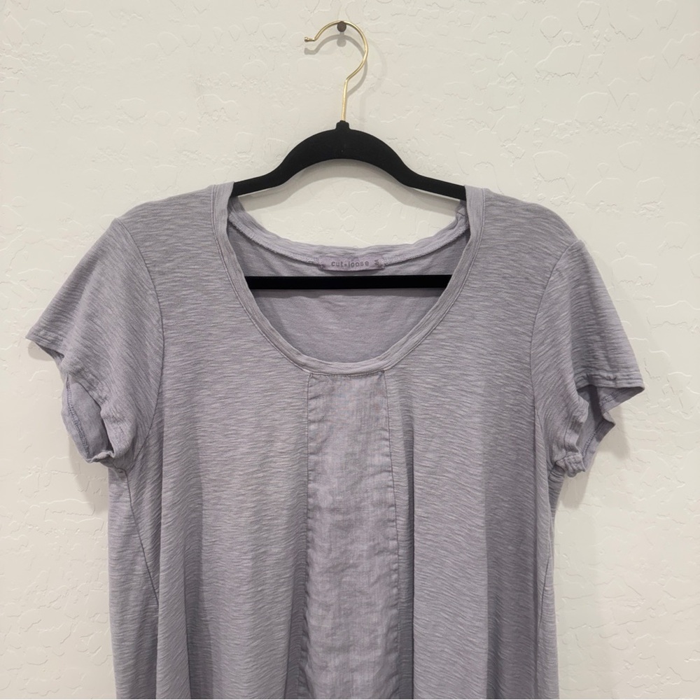 Cut Loose Light Purple Short Sleeve Tee - Picture 2 of 5